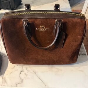 Coach Large Suede Rowan